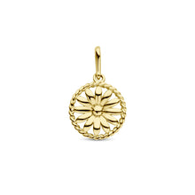 Afbeelding in Gallery-weergave laden, geel gouden hanger september geboortebloem