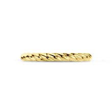 Afbeelding in Gallery-weergave laden, 14 krt geel gouden ring met vlecht patroon