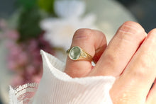 Afbeelding in Gallery-weergave laden, klassieke massieve ovale zegelring | 14 karaat geel goud