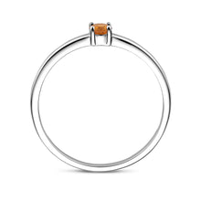 Afbeelding in Gallery-weergave laden, echt zilveren ring met citrien | november geboortesteen
