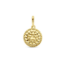 Afbeelding in Gallery-weergave laden, geel gouden hanger met goudsbloem | oktober geboortebloem