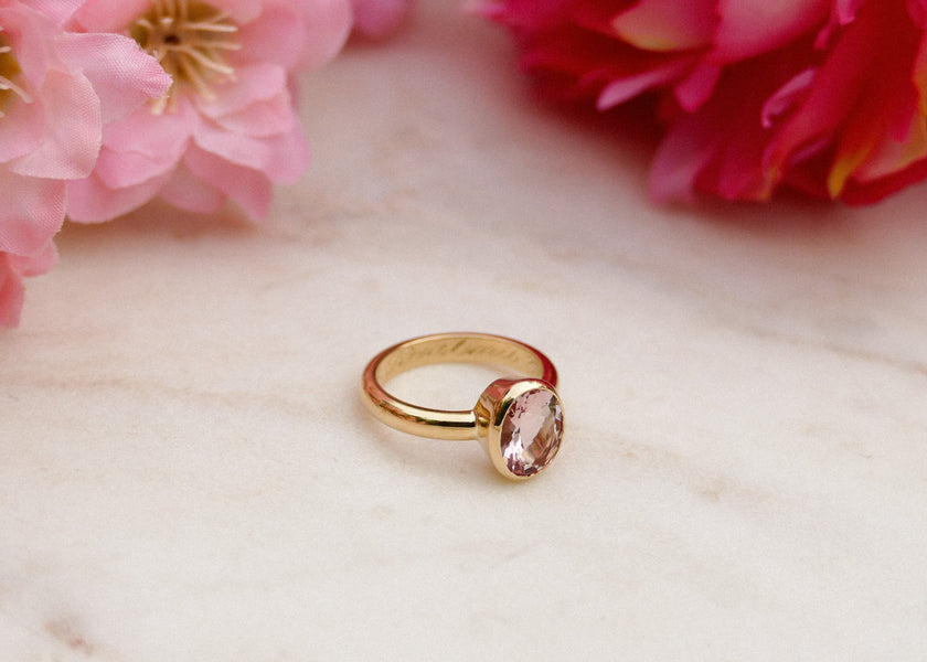 Van de trouwring van haar moeder een prachtige ring voor haar