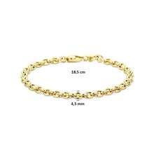 Afbeelding in Gallery-weergave laden, 9 krt geel gouden anker schakel armband
