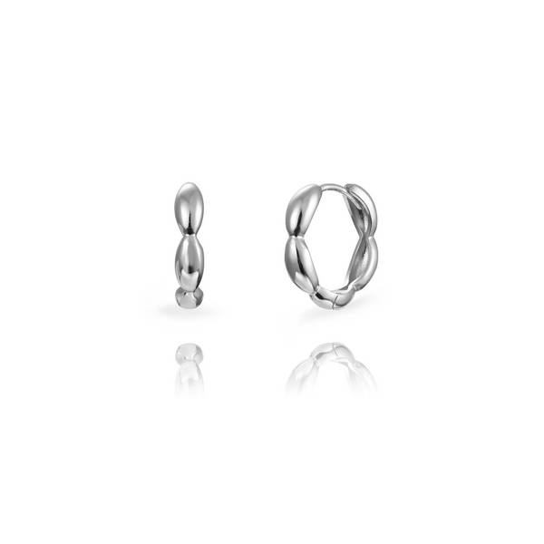 grove bolletjes oorringen van echt zilver 20 mm