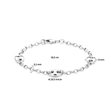 Afbeelding in Gallery-weergave laden, echt zilveren schakel armband met koffieboon ☕️
