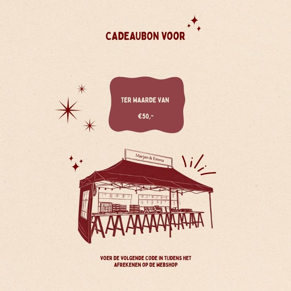 Cadeaubon van €50,-