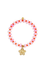 Afbeelding in Gallery-weergave laden, statement roze kralen armband op elastiek
