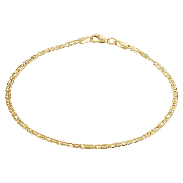 valkenoog gouden schakel armbandje | 14 karaat