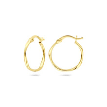 Afbeelding in Gallery-weergave laden, geel gouden oorringen 20 mm | 14 krt
