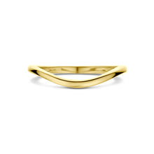 Afbeelding in Gallery-weergave laden, gladde wave ring | 14 krt geel goud
