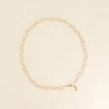 Afbeelding in Gallery-weergave laden, goudkleurig open hartjes in elkaar collier stainless steel
