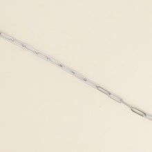 Afbeelding in Gallery-weergave laden, zilverkleurige open ovale schakel armband stainless steel
