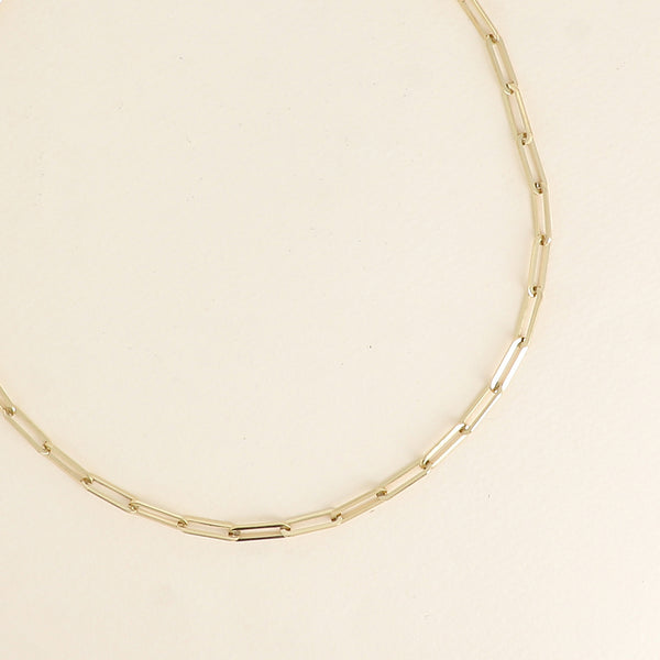goudkleurig schakelcollier stainless steel