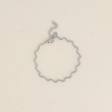 Afbeelding in Gallery-weergave laden, zilverkleurige wave armband stainless steel
