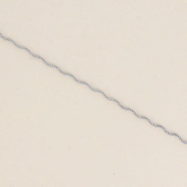 zilverkleurige wave armband stainless steel