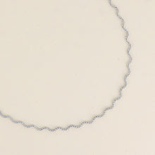 Afbeelding in Gallery-weergave laden, zilverkleurig fijn wave collier l stainless steel
