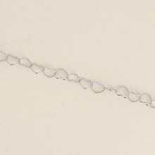 Afbeelding in Gallery-weergave laden, zilverkleurige open hartjes armband stainless steel
