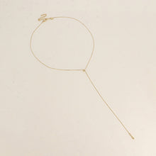Afbeelding in Gallery-weergave laden, fijn goudkleurig Y collier stainless steel
