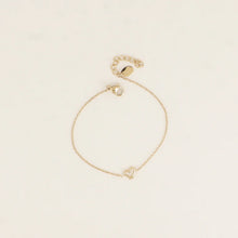 Afbeelding in Gallery-weergave laden, fijn goudkleurig armbandje met hartje | stainless steel
