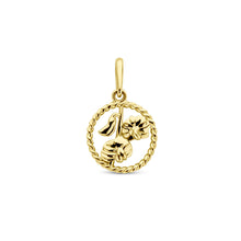 Afbeelding in Gallery-weergave laden, geel gouden hanger met lathyrus | april geboortebloem
