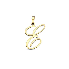 Afbeelding in Gallery-weergave laden, echt gouden sierlijke letter hanger van 14 krt geel goud
