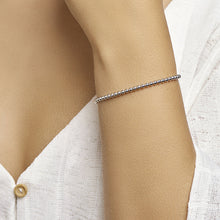 Afbeelding in Gallery-weergave laden, bolletjes armband van echt zilver met slotje
