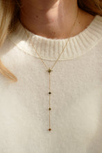 Afbeelding in Gallery-weergave laden, fijn goudkleurig Y collier stainless steel met sterren
