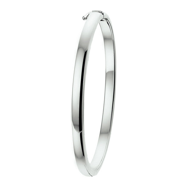 half ronde bangle 4 mm | echt zilver