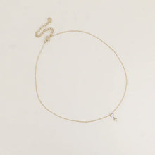 Afbeelding in Gallery-weergave laden, goudkleurig kettinkje met kleine zirkoniasteentjes | stainless steel

