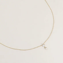 Afbeelding in Gallery-weergave laden, goudkleurig kettinkje met kleine zirkoniasteentjes | stainless steel
