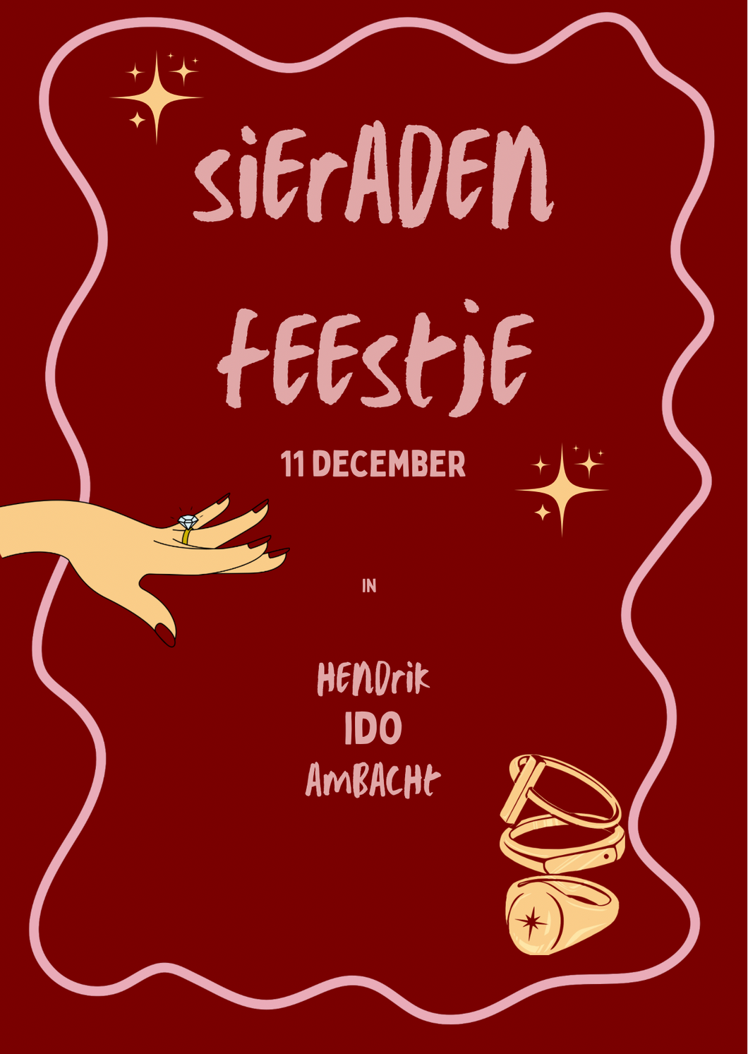 sieradenfeestje op 11 december ✨🎄