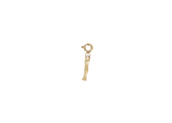 I letter bedel goudkleurig stainless steel klein