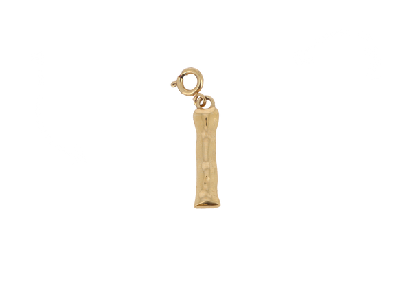 I letter bedel goudkleurig stainless steel groot