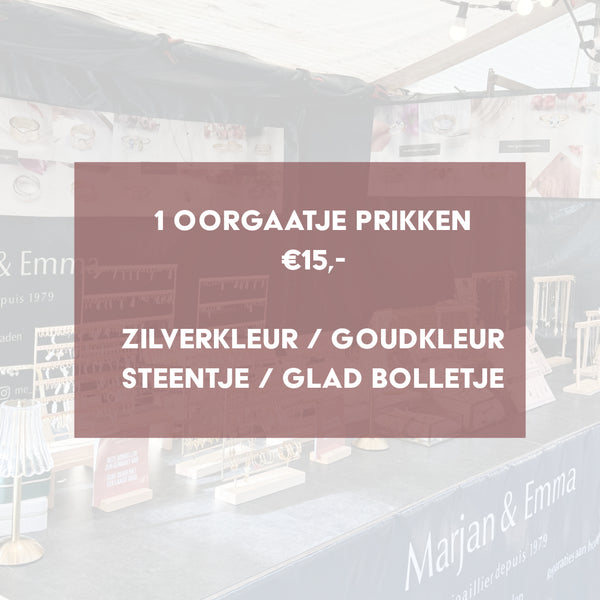 1 gaatje prikken - sieradenfeestje 9 december