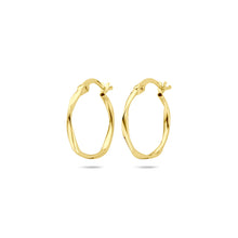Afbeelding in Gallery-weergave laden, geel gouden oorringen 20 mm | 14 krt
