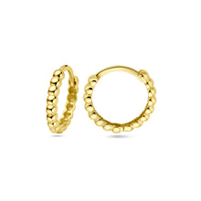 Afbeelding in Gallery-weergave laden, bolletjes oorringen van 14 krt geel goud 13.5 mm diameter
