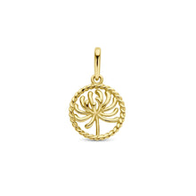 Afbeelding in Gallery-weergave laden, geel gouden hanger met chrysant | november geboortebloem
