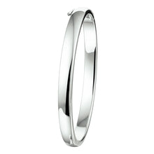 Afbeelding in Gallery-weergave laden, half ronde bangle 6 mm | echt zilver
