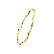 Afbeelding in Gallery-weergave laden, 4 mm grof gevlochten bangle van 9 krt geel goud
