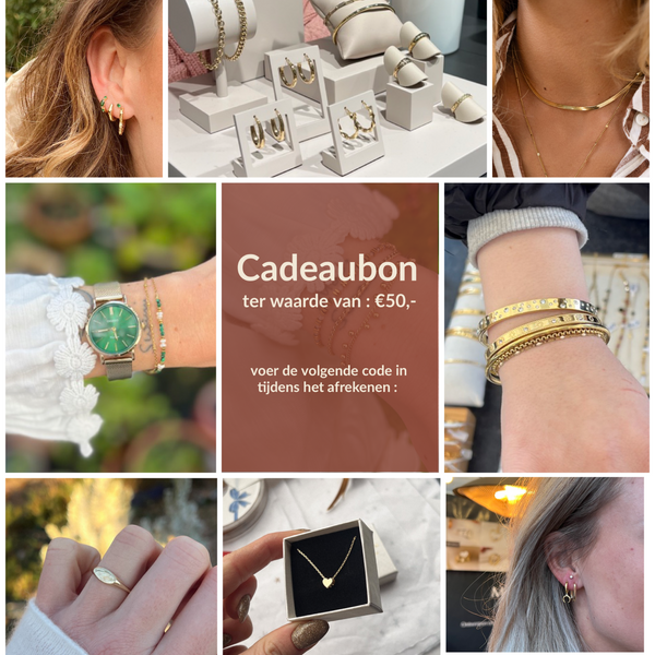 Cadeaubon van €50,-