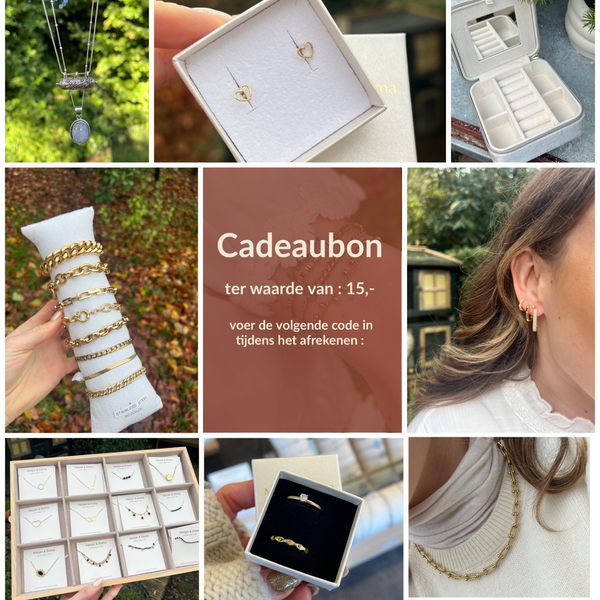 Cadeaubon van €15,-