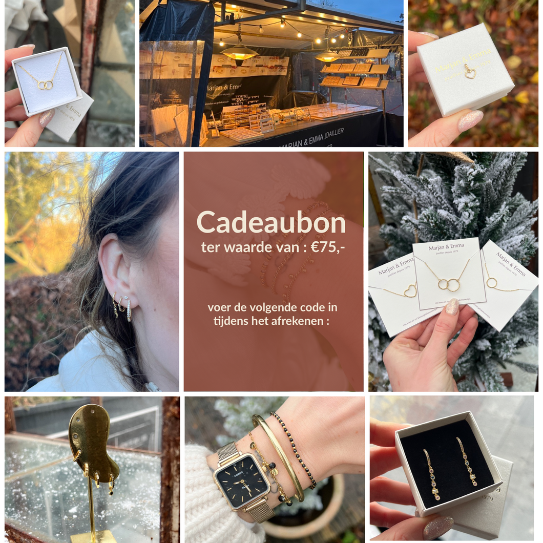 Cadeaubon van €75,-