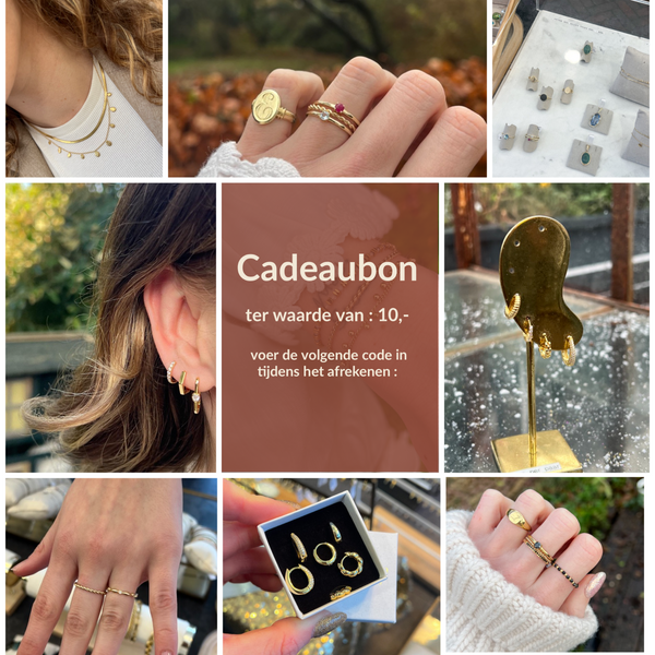 Cadeaubon van €10,-