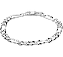 Afbeelding in Gallery-weergave laden, Figaro chain armband | echt zilver
