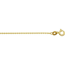 Afbeelding in Gallery-weergave laden, 1.1 mm anker lengte collier 14 karaat geel goud
