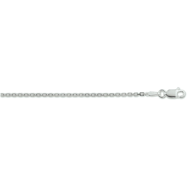 1.6 anker lengte collier | echt zilver