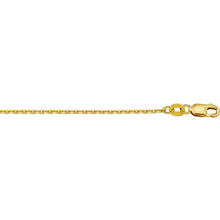Afbeelding in Gallery-weergave laden, 1.3 mm anker lengte collier 14 karaat geel goud
