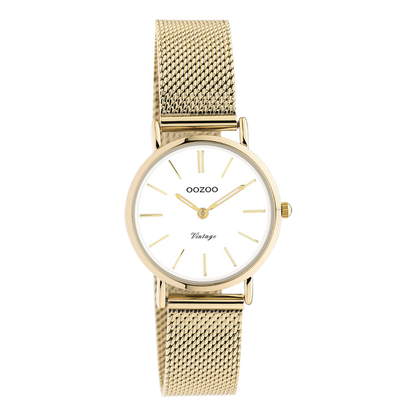Oozoo in goudkleur new vintage | 28 mm