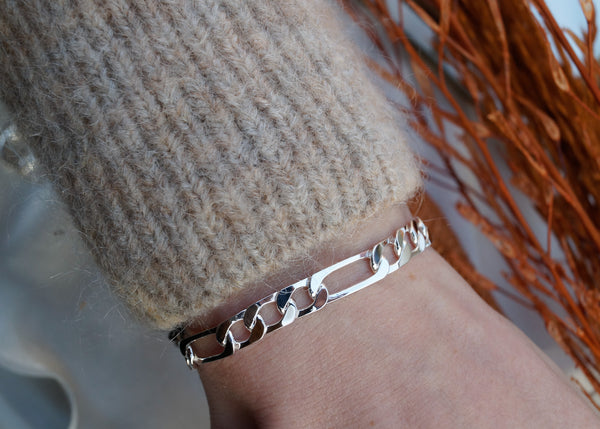 Figaro chain armband | echt zilver