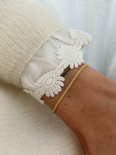 Afbeelding in Gallery-weergave laden, echt gouden vossenstaart schakel armband | 14 krt
